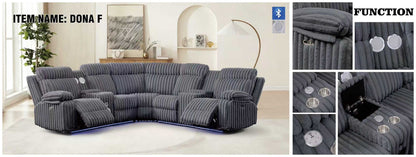 Done F Power Sectional GREY