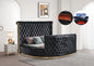 B917 BLK - ROUND STORAGE BED