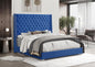 B2025 BLUE - VELVET BED *** LOW STOCK***