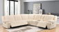 MILANO - CREAM RECLINER SECTIONAL *** LOW STOCK***