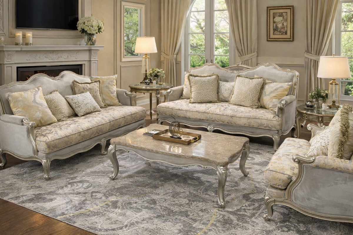 Royal Living Rymal FC19159 5PC ROYAL LIVING SET – Royal Furniture Wholesale