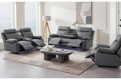 Dona Gray Recliner Set