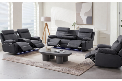 Dona Brown Recliner Set