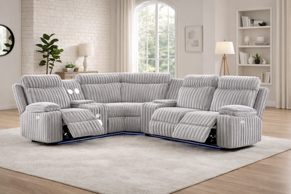 Done F Power Sectional Light GREY