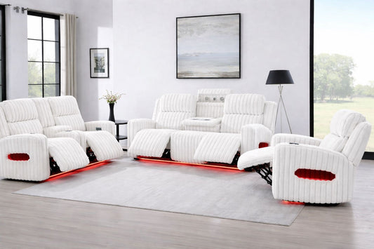 R17 Cream Recliner Set