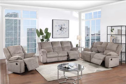 7691 Mocha Recliner Living Set