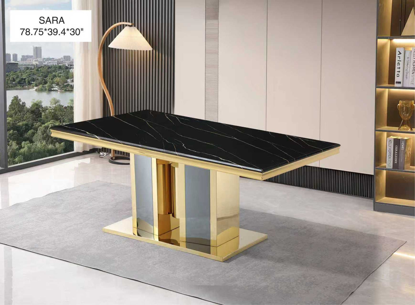 Sara Marble Dining Table