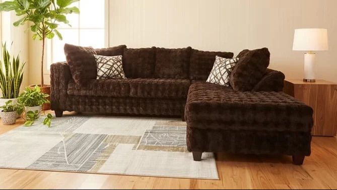 302 Chocolate Sectional