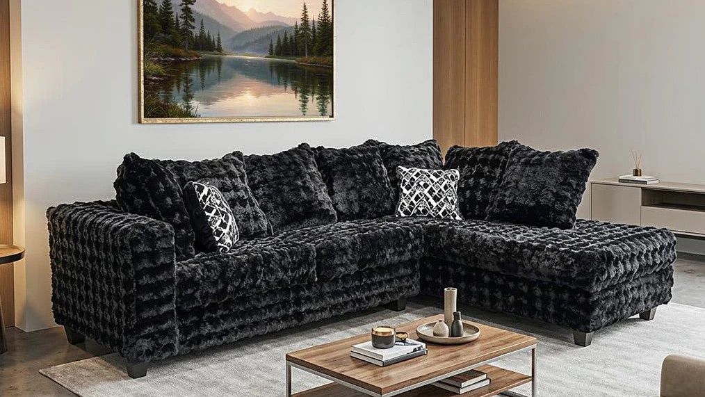 302 Black Sectional