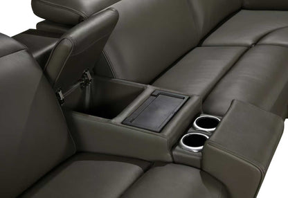 S102 Gray Reclining Sectional