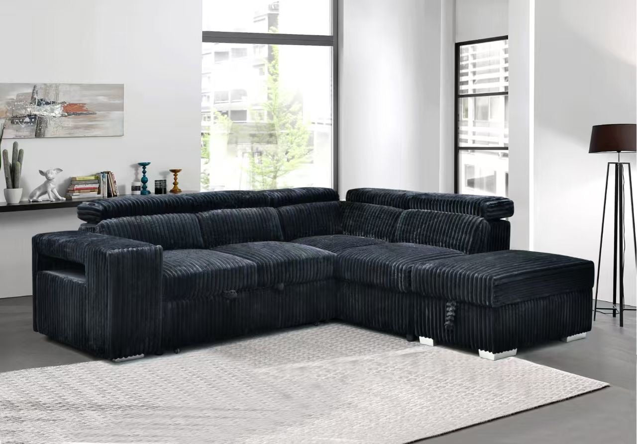 ROYAL BLK - SECTIONAL