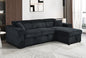 WINNIE BLK - SECTIONAL SLEEPER