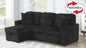 3440 - BLK SECTIONAL